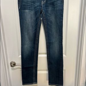Miss Me straight leg skinny Jeans, Sz 30